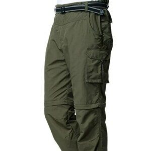 Mens Hiking Pants Army Green